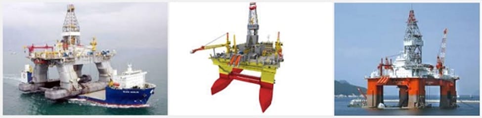 ประเภทของแท่นขุดเจาะนํ้ามัน(Types of Oil Rigs) 12 ประเภทของแท่นขุดเจาะนํ้ามัน(Types of Oil Rigs) 11