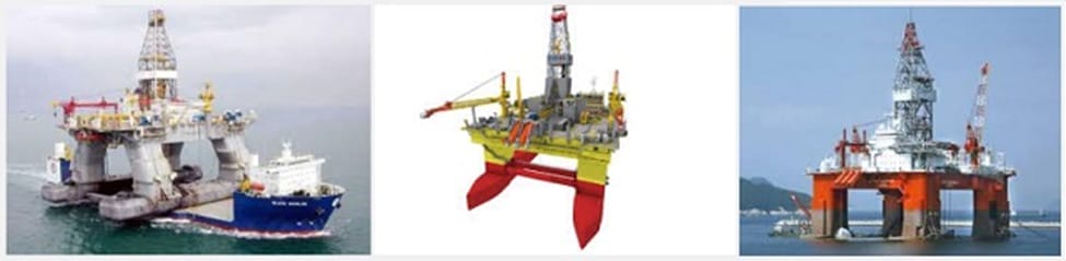 ประเภทของแท่นขุดเจาะนํ้ามัน(Types of Oil Rigs) 11